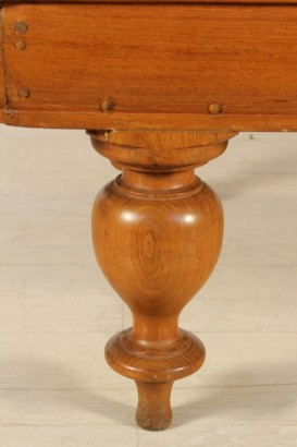antiquités, banquette-lit, orme massif, style Empire