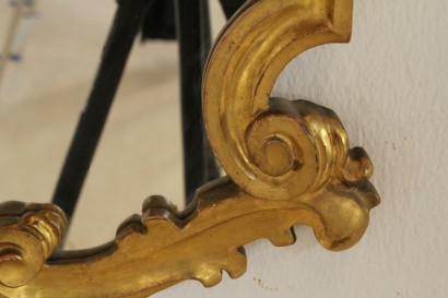 Specchio_79009 antiquariato, specchio in stile barocchetto, cirmolo, intagli