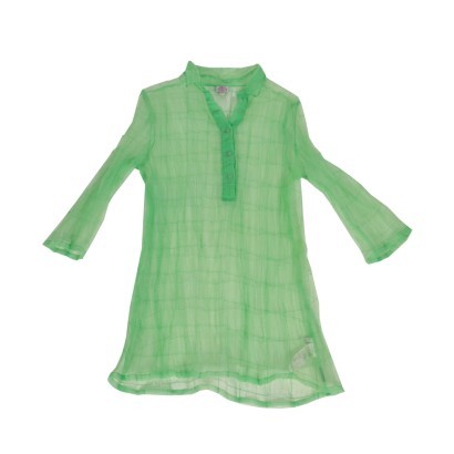 chemisier, armani, armani jeans, emporio armani, camicia armani, copricostume,Chemisier Verde Armani Jeans