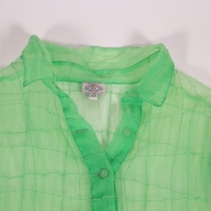 chemisier, armani, armani jeans, emporio armani, camicia armani, copricostume,Chemisier Verde Armani Jeans