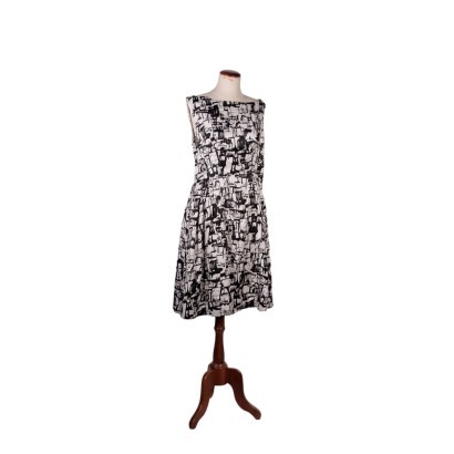 Vestito Vintage bianco e nero