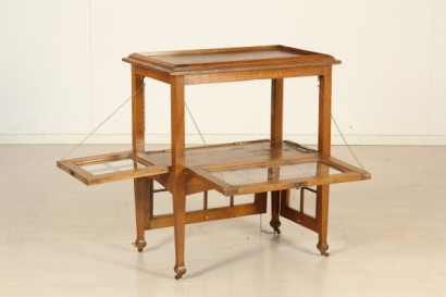 bottega del 900, mobili in stile, tavolino vetrinetta, tavolino olmo, vetrinetta olmo, tavolino XX secolo, vetrinetta XX secolo, tavolino italia, vetrinetta italia, tavolino, vetrinetta