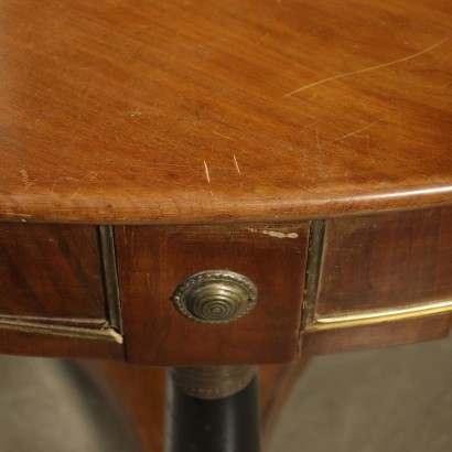 antiquariato, tavolo, antiquariato tavolo, tavolo antico, tavolo antico italiano, tavolo di antiquariato, tavolo neoclassica, tavolo del 800,Grande Tavolo Impero da Biblioteca