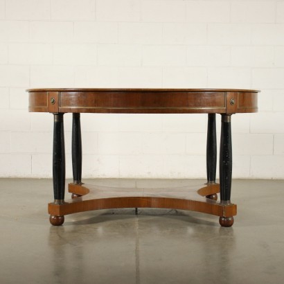 antiquariato, tavolo, antiquariato tavolo, tavolo antico, tavolo antico italiano, tavolo di antiquariato, tavolo neoclassica, tavolo del 800,Grande Tavolo Impero da Biblioteca