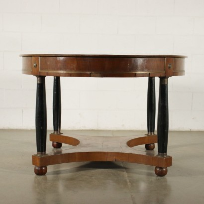 antiquariato, tavolo, antiquariato tavolo, tavolo antico, tavolo antico italiano, tavolo di antiquariato, tavolo neoclassica, tavolo del 800,Grande Tavolo Impero da Biblioteca