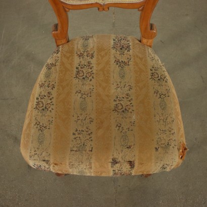 antigüedades, silla, sillas antiguas, silla antigua, silla italiana antigua, silla antigua, silla neoclásica, silla del siglo XIX, Grupo de cuatro sillas Aust Biedermeier
