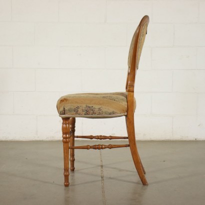 antigüedades, silla, sillas antiguas, silla antigua, silla italiana antigua, silla antigua, silla neoclásica, silla del siglo XIX, Grupo de cuatro sillas Aust Biedermeier