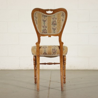 antigüedades, silla, sillas antiguas, silla antigua, silla italiana antigua, silla antigua, silla neoclásica, silla del siglo XIX, Grupo de cuatro sillas Aust Biedermeier