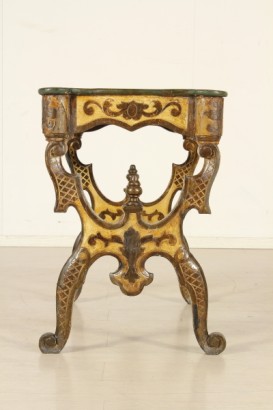 Tavolo laccato_79303 antiquariato, tavolo laccato, decorazioni, tavolo luigi filippo