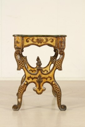 Tavolo laccato_79305 antiquariato, tavolo laccato, decorazioni, tavolo luigi filippo