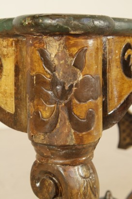 Tavolo laccato_79306 antiquariato, tavolo laccato, decorazioni, tavolo luigi filippo