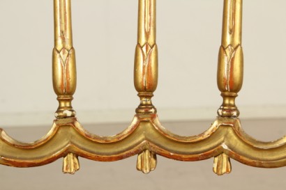 Sedia dorata_79372 antiquariato, sedia dorata, intagli, schienale a giorno, sedia in stile neoclassico