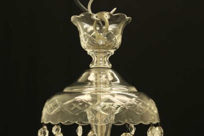 antiguo, araña, cristal biselado