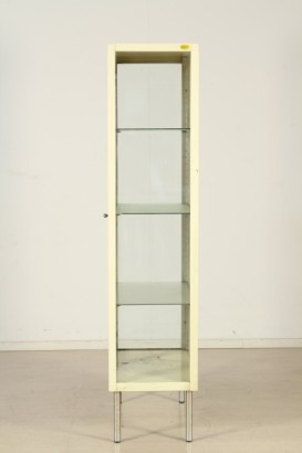 Vetrina_79595 modernariato, vetrina, metallo, vetro, anni 60