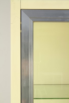 Vetrina_79598 modernariato, vetrina, metallo, vetro, anni 60