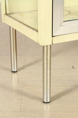 Vetrina_79602 modernariato, vetrina, metallo, vetro, anni 60