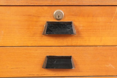 Scrivania modernariato_79705 modernariato, scrivania modernariato, scrivania anni 50, scrivania anni 60, scrivania con cassetti, legno e teak, piano in formica