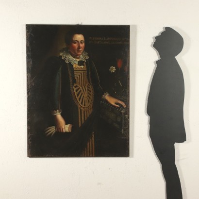 Portrait of Eleonora Lampugnani Oil on Canvas XVI Century