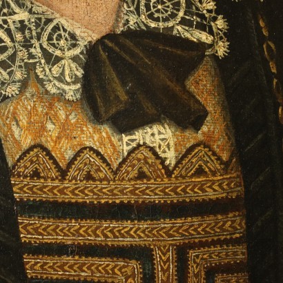 Portrait of Eleonora Lampugnani Oil on Canvas XVI Century