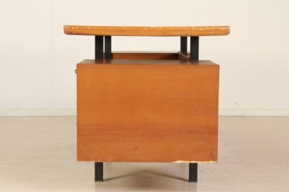 coleccionables, escritorios modernos, escritorio años 50, 60 años, escritorio, escritorio con cajones, madera, cubierta de teca y formica