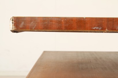 coleccionables, escritorios modernos, escritorio años 50, 60 años, escritorio, escritorio con cajones, madera, cubierta de teca y formica