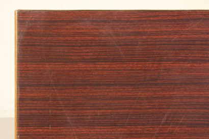 coleccionables, escritorios modernos, escritorio años 50, 60 años, escritorio, escritorio con cajones, madera, cubierta de teca y formica