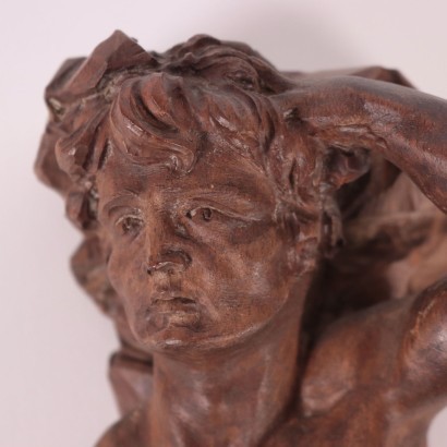 antique, sculpture, sculpture antique, sculpture antique, sculpture italienne antique, sculpture antique, sculpture néoclassique, sculpture du 19ème siècle, Telamon en bois sculpté