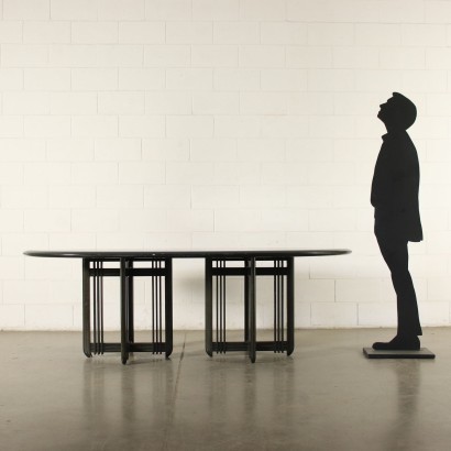 modernariato, modernariato di design, tavolo, tavolo modernariato, tavolo di modernariato, tavolo italiano, tavolo vintage, tavolo anni '60, tavolo design anni 60,Tavolo Giorgetti Anni 80