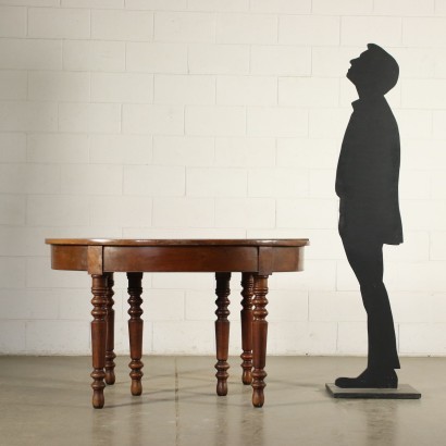Table Extensible, Noyer, Italie, '800.