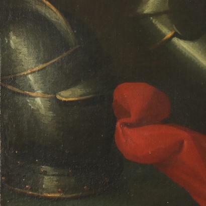 Porträt von Bartolomeo III D'Olevano, Öl auf Leinwand, Italien, '500.