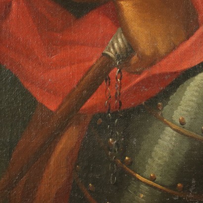 Porträt von Bartolomeo III D'Olevano, Öl auf Leinwand, Italien, '500.