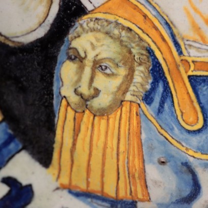 Assiette de Parade, Majolique, Deruta (Italie), Fin du '800-'900.