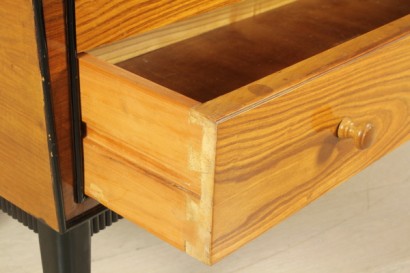 Cassettone con specchio modernariato_79778 modernariato, cassettone modernariato, cassettone anni 30, cassettone con specchio, impiallacciatura noce