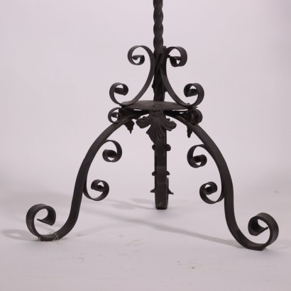 antiquariato, lampada da terra, antiquariato lampade da terra, lampada da terra antica, lampada da terra antica italiana, lampada da terra di antiquariato, lampada da terra neoclassico, lampada da terra del 800,Lampada da Terra in Ferro Battuto