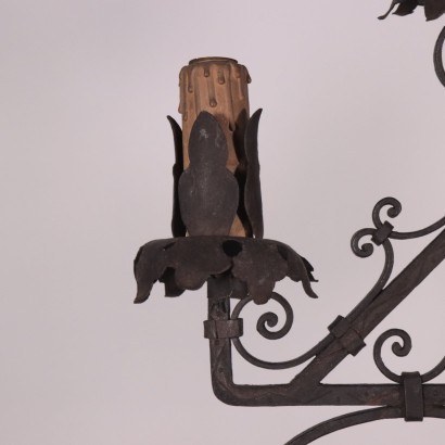 antiquariato, lampada da terra, antiquariato lampade da terra, lampada da terra antica, lampada da terra antica italiana, lampada da terra di antiquariato, lampada da terra neoclassico, lampada da terra del 800,Lampada da Terra in Ferro Battuto