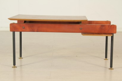 Tavolino anni 60_79831 modernariato, tavolino modernariato, tavolino anni 60, tavolino legno impiallacciato, metallo verniciato