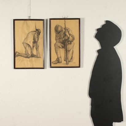 Emilio Rizzi Pancil on Papr Italy 20th Century