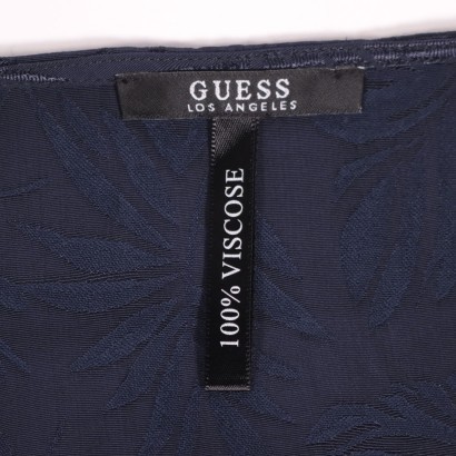 guess, abito, vestito, moda sostenibile, secondhand,Abito Blu Guess