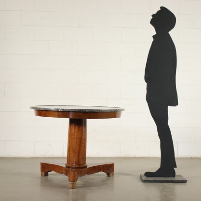 antiguo, mesa, mesa antigua, mesa antigua, mesa italiana antigua, mesa antigua, mesa neoclásica, mesa del siglo XIX, Restauración francesa de Gueridon