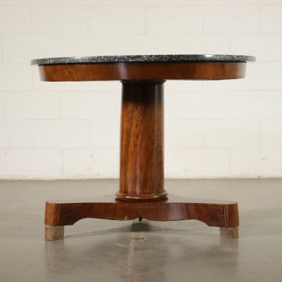 antiguo, mesa, mesa antigua, mesa antigua, mesa italiana antigua, mesa antigua, mesa neoclásica, mesa del siglo XIX, Restauración francesa de Gueridon