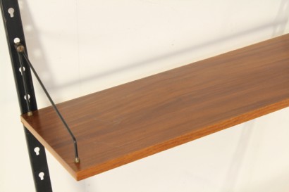 Libreria pensile anni 60_79880 modernariato, libreria modernariato, libreria pensile, libreria anni 60, libreria teak, metallo verniciato