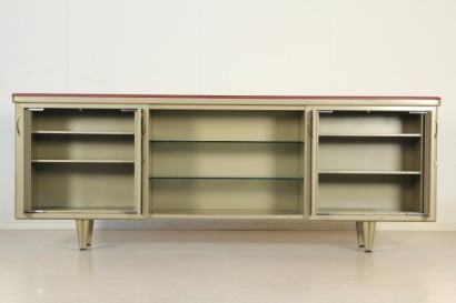 Mobile ufficio Trau_79995 modernariato, mobile ufficio modernariato, mobile ufficio trau, mobile anni 50, piano in skai