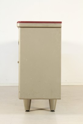 Mobile ufficio Trau_79996 modernariato, mobile ufficio modernariato, mobile ufficio trau, mobile anni 50, piano in skai