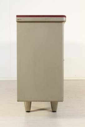 Mobile ufficio Trau_79998 modernariato, mobile ufficio modernariato, mobile ufficio trau, mobile anni 50, piano in skai