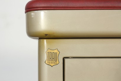 Mobile ufficio Trau_80001 modernariato, mobile ufficio modernariato, mobile ufficio trau, mobile anni 50, piano in skai