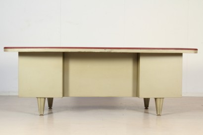modernariato, scrivania modernariato, scrivania trau, scrivania anni 50, piano in skai