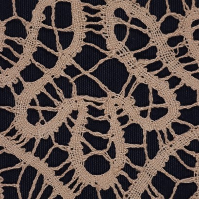 Bobin Made Oval Doily Cotton Italy 20th Century