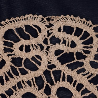 Bobin Made Oval Doily Cotton Italy 20th Century