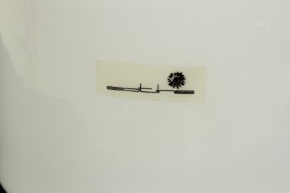 modernariato, illuminazione, lampada da tavolo, vetro opale fumÃ¨