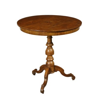 Table Basse Louis Philippe Orme Merisier Rolo Italie 2ème Quart 1800